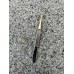 Gold tipped manicure tweezers for nano and micro caches (Chrome & gold finish)